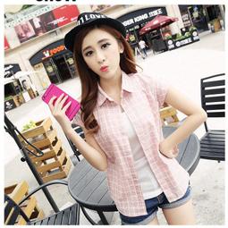 ☆優米小舖☆【SUZ150613】韓版夏季新品修身顯瘦OL立領條紋皺褶袖氣質百搭短袖襯衫☆胖MM/大碼可★ 歷史價格詳細信息