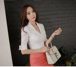 ☆優米小舖☆【SUZ150613】韓版夏季新品修身顯瘦OL立領條紋皺褶袖氣質百搭短袖襯衫☆胖MM/大碼可★ 歷史價格詳細信息