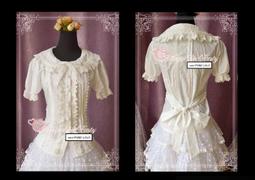 ＊mini &amp;amp; PUNK LOLO＊歐洲中古世紀-西臘神殿智慧女神金蔥手繪荷葉邊蕾絲髮帶(LS-042.白)PUNK LOLITA 歷史價格詳細信息