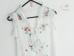 ▲乙波古著▼薔薇釦 藍白線條 早期vintage造型外搭衣 日本製&古著店帶回(EUREKATRIPLE PEACOCK山東MORNING DEER參考 歷史價格詳細信息