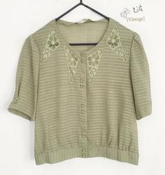 ▲乙波古著▼蕾絲雙層領 早期vintage白襯衫 日本古著店帶回 附補釦一顆 歷史價格詳細信息