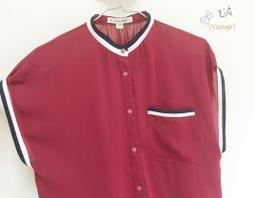 ▲乙波古著▼細緻花卉+水玉點點 精緻摺子領 早期vintage襯衫 琺瑯釦子 日本製&古著店帶回 附補釦一顆 歷史價格詳細信息