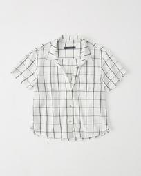 Maple麋鹿小舖 Abercrombie&Fitch ＊AF 白+深藍V領條紋麋鹿LOGO短T＊(現貨S號) 歷史價格詳細信息