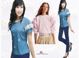 FASHION STAR~MIT台製獨家~清涼極瘦版~超值下標減50元蕾絲袖可愛貓頭鷹粉紅上衣XS~3XL 歷史價格詳細信息