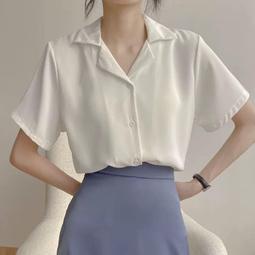 職業裝短袖襯衫女2024顯瘦修身襯衣韓版時尚上衣正裝工裝 歷史價格詳細信息