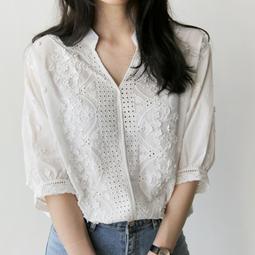 【高貴不貴】2021歐美女裝ebay亞馬遜wish夏季時尚V領荷葉邊格子短袖上衣襯衫休閒仕女服裝 歷史價格詳細信息