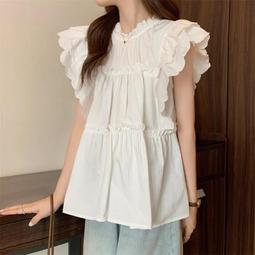 甜美氣質木耳邊V領針織開衫2023春季新款純色百搭單排扣毛織外搭 歷史價格詳細信息