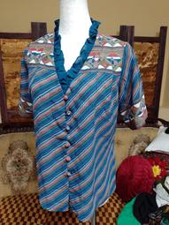 復古/雪紡/亮麗印花/圖騰/古著/上衣/拍3//稍彈性/L-XL號/二手/品項如圖/無附腰帶 歷史價格詳細信息