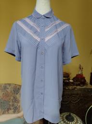 【日本製】古著S????MEN'S CLUB JEANS 長袖襯衫????L號 牛仔 丹寧 日系 拼色 拼接 藍色 男生 男裝 歷史價格詳細信息