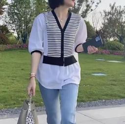 中大尺碼女裝~歐美大碼寬鬆繡花襯衫 棉麻襯衫 長袖條紋襯衫 胖MM都可以穿 歷史價格詳細信息