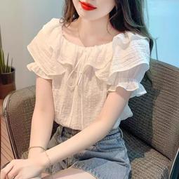 法式泡泡袖雪紡碎花連衣裙子女夏季新款休閑氣質收腰a字長裙-名流 歷史價格詳細信息