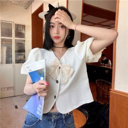 【八號館】短款圓領撞色長袖針織衫早春季新品百搭軟糯修身毛衣上衣女潮女性服裝上衣服休閒服．DC05910 歷史價格詳細信息