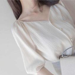 Zoe's SeCreT韓版V領百搭收腰五分袖上衣 短袖上衣 女生上衣 短版上衣 襯衫B10335 歷史價格詳細信息