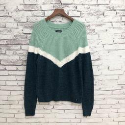 Maple麋鹿小舖 Abercrombie&Fitch ＊AF 白+深藍V領條紋麋鹿LOGO短T＊(現貨S號) 歷史價格詳細信息