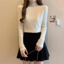 新款純色半高領內搭莫代爾打底衫女秋保暖上衣修身百搭顯瘦秋衣 歷史價格詳細信息