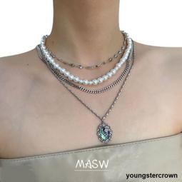 美拉德珍珠抓夾女2023新款大號髮量多後腦勺秋冬鯊魚夾女夾子頭飾 歷史價格詳細信息