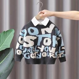 【現貨】???? 秋季新款 潮流字母長袖上衣 薄長袖 上衣 長袖 男童 大童 棉質 T恤  童裝 百元童裝 平價童裝 歷史價格詳細信息
