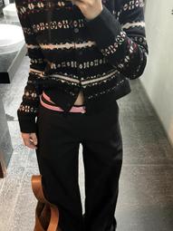 費爾島風針緻毛線帽子女冬季2024新款復古袋袋帽保暖護耳堆堆帽潮 歷史價格詳細信息