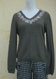 綠色v領毛衣外搭男 M2XL 23秋冬新款潮牌針織衫 寬鬆慵懶毛線衣外套 歷史價格詳細信息