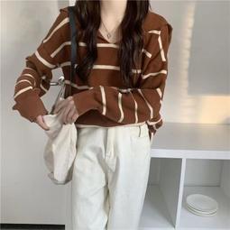 早春裝翻領polo衫衛衣女春韓版寬松薄款娃娃領上衣外套-餘登米女裝 歷史價格詳細信息