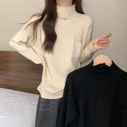免運-高領紐扣毛線圍脖女冬季2022新款圍巾套頭脖套護頸假領子韓版百搭-元渡雜貨鋪 歷史價格詳細信息