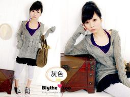 ╭☆**Coconut紅椰子**☆╮【毛毛綴邊長袖毛衣】 歷史價格詳細信息