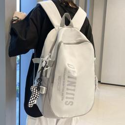 運動男士背包休閑高中學生書包帆布大學生旅行電腦雙肩包復古校園 歷史價格詳細信息