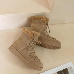 加厚雪地靴女滑雪高幫加厚迷彩戶外鞋徒步登山鞋snow boot 歷史價格詳細信息