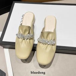 時尚包頭半拖鞋女2021夏復古彩色繡花小白鞋透氣網紗拖鞋鏤空涼鞋 歷史價格詳細信息