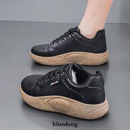 女鞋 運動鞋女新款秋季輕便舒適中年媽媽鞋皮面防水防滑廚房工作鞋 歷史價格詳細信息