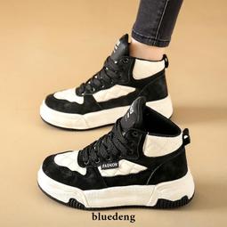 女鞋 高幫小白鞋女新款秋季中筒學生運動休閒板鞋顯腳小厚底老爹鞋 歷史價格詳細信息