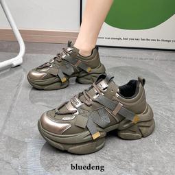 女鞋 厚底板鞋女新款秋季老爹鞋顯腳小運動休閒小白鞋學生炸街爆款 歷史價格詳細信息