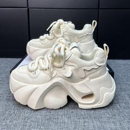 老爹鞋女顯腳小2024年春季新款厚底運動休閒小白鞋ins潮 歷史價格詳細信息