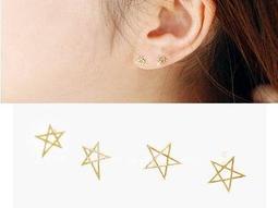 10K 星星耳環 半寶石耳環 鑽石耳環 鎖珠耳環 K金耳環 白K金 玫瑰金 黃K金 歷史價格詳細信息