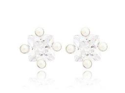 ☆貝露卡☆ 韓國進口 美女的誕生 韓藝瑟 莎拉璀燦水晶鑽銀白雪花墜耳環 預購 歷史價格詳細信息