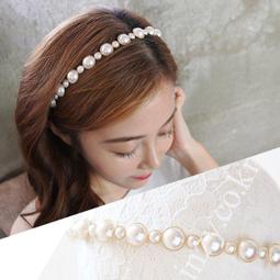 ☆☆☆韓國進口 氣質珍珠簡單盤髮大抓夾70-57-18*(現貨) 歷史價格詳細信息