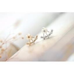 玫瑰金銀耳針999純銀養耳時尚氣質耳飾輕奢高級感2023年新款耳環 歷史價格詳細信息