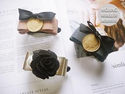 ☆韓國進口-氣質雅調 簡單雙圓圈水晶鑽緞帶髮圈/髮箍(800-57-1)星燦灰黑*(現貨) 歷史價格詳細信息