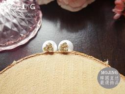韓國珍珠單鑽後勾 耳環 珍珠耳環【Bonjouracc】 歷史價格詳細信息