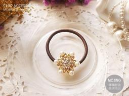 ☆韓國進口-氣質雅調 簡單雙圓圈水晶鑽緞帶髮圈/髮箍(800-57-1)星燦灰黑*(現貨) 歷史價格詳細信息