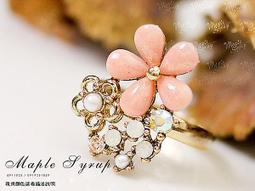 ☆韓國進口-春氛甜美感 水玉點點立體層次花朵香蕉夾(700-37-1)*(現貨) 歷史價格詳細信息