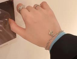 日韓風新款s925純銀戒指女開口麻繩狀個性創意手指環手工潮流手飾-哈囉好物 歷史價格詳細信息