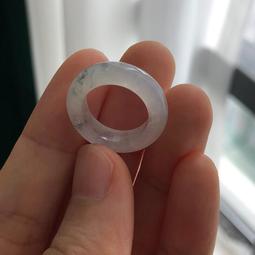 天然翡翠a冰飄花內徑14.3毫米6號戒指指環 無裂紋，內徑 翡翠 石 老貨 【景天閣】二手-10939 歷史價格詳細信息