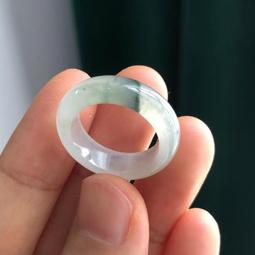 天然翡翠a冰飄花內徑14.3毫米6號戒指指環 無裂紋，內徑 翡翠 石 老貨 【景天閣】二手-10939 歷史價格詳細信息