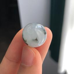 翡翠8.8大珠子冰綠藍水飄花珠陽綠滿綠辣綠冰綠平安扣算盤珠隔 和田玉 玉石 文玩 -6999 歷史價格詳細信息