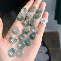 天然翡翠a冰飄花內徑14.3毫米6號戒指指環 無裂紋，內徑 翡翠 石 老貨 【景天閣】二手-10939 歷史價格詳細信息