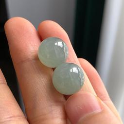 天然翡翠a冰底卡12.5毫米圓珠 稍有小棉，起 翡翠 石 老貨 【景天閣】二手-11722 歷史價格詳細信息