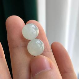 卡10.6  天然緬甸翡翠Q30.2冰粉圓珠 意念粉翡翠珠子 和田玉 玉石 收藏 -1805 歷史價格詳細信息