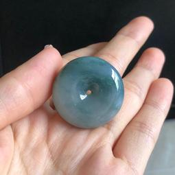 天然翡翠平安扣吊墜掛件 附帶證書 支持全國復檢 喜歡的可以點擊即時通 天然藍水翡翠平安扣， 歷史價格詳細信息