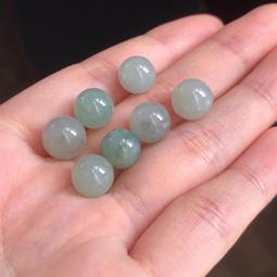 卡10.3翡翠珠子天然緬甸珠子 配色濃郁 翡翠 飾品 收藏【二手】【廣聚堂】-2658 歷史價格詳細信息